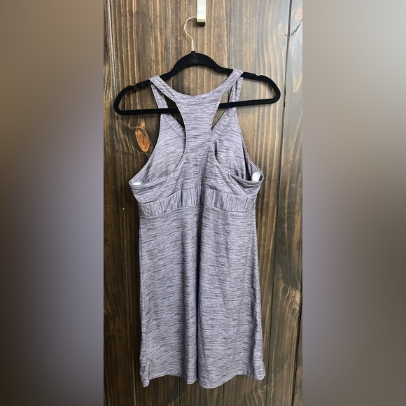 Gray Athletic Racer Dress-Size:Large - Picture 6 of 7